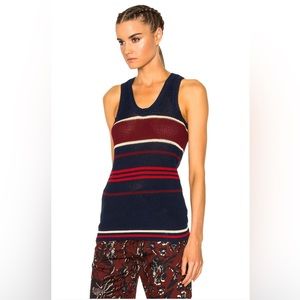 Isabel Marant Etoile Dully Stripped  knit Top  34.